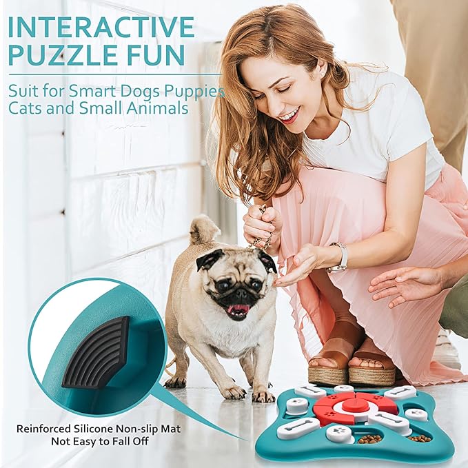 Dog&Go® Squeaky Enrichment Toys for Smart Dogs"